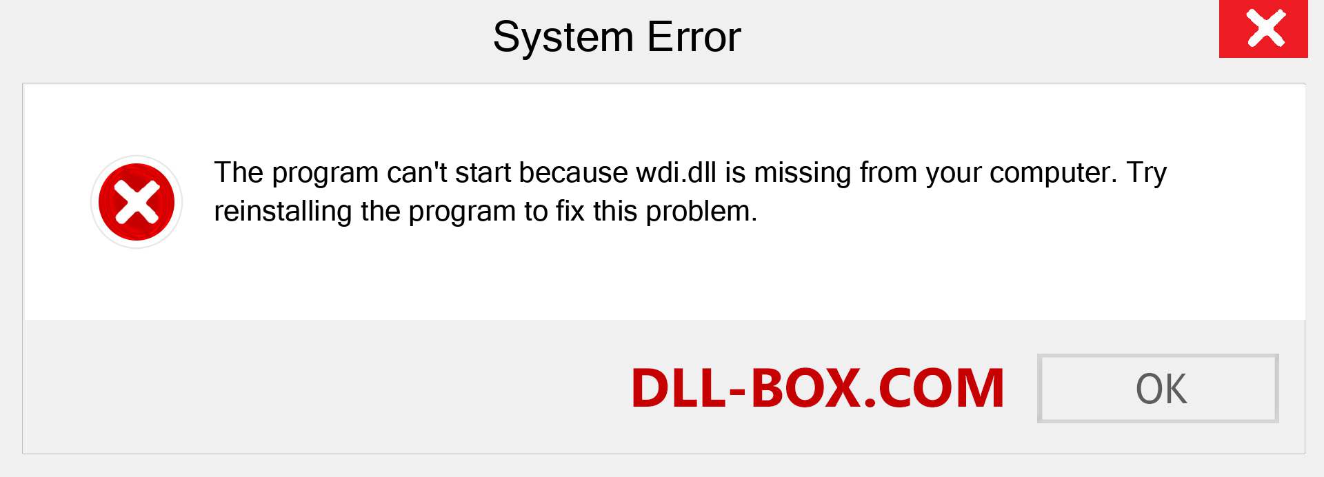  wdi.dll file is missing?. Download for Windows 7, 8, 10 - Fix  wdi dll Missing Error on Windows, photos, images